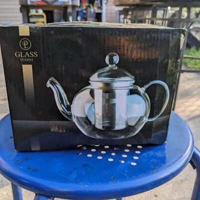 Tetera de cristal con filtro Foto 1 de 4