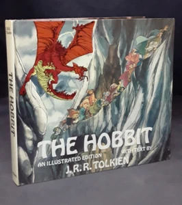 Hobbit: An Illustrated Edition with text by J.R.R. Tolkien VTG (1977) HB 250620 - Picture 1 of 8