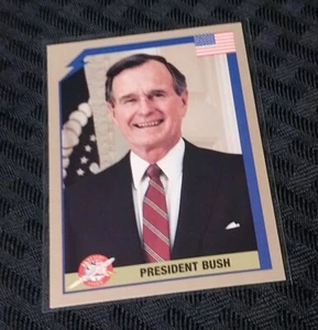 1991 AMERICA'S MAJOR PLAYER DESERT STORM GEORGE BUSH Card #4 PRESIDENT USA - Bild 1 von 1