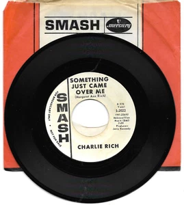 CHARLIE RICH-SMASH 2022 PROMO NORTHERN SOUL 45 RPM SOMETHING JUST CAMEOVER ME M- - Imagen 1 de 1