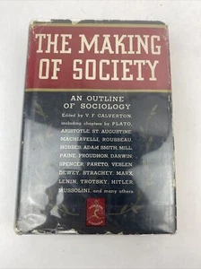 The Making of Society Sociology 1937-Modern Library VF Calverton HC DJ - Picture 1 of 23