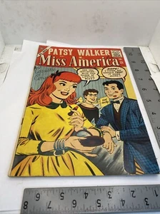 PATSY WALKER IN MISS AMERICA #84 MAY 1957 ATLAS COMICS 42-1139W 37 - Picture 1 of 2