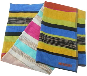 MISSONI HOME ASCIUGAMANO MARE telo spiaggia VELOUR 1\00x180cm TWAIN 100 - Picture 1 of 6