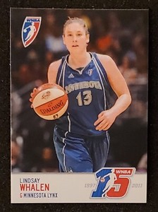 LINDSAY WHALEN 2011 WNBA RITTENHOUSE CARD #24 serial #'d 126/225 MINNESOTA LYNX