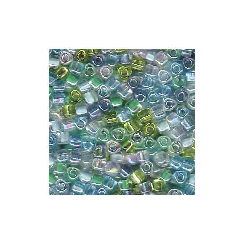 10/0 Miyuki Triangle Seed Beads Lagoon Mix (8g) - Image 1 of 1