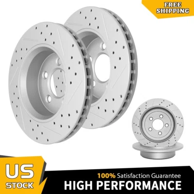 302mm Front & Rear Disc Brake Rotors for 2008 - 2011 Dodge Nitro Jeep Liberty - Image 1 of 4