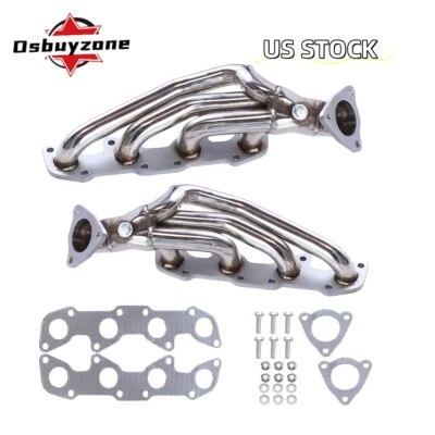 Cabezales colector de escape de acero inoxidable para Toyota Tundra Sequoia 4,7 L V8 4x4 2000-04 Foto 1 de 4