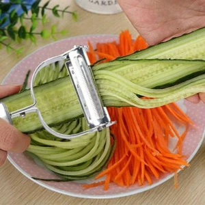 Stainless Steel Peeler Vegetable Cucumber Carrot Fruit Potato Kitchen Tool  - Picture 1 of 6