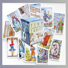 VERY TINY UNIVERSAL WAITE TAROT CARDS DECK DIVINATION FORTUNE TELLING