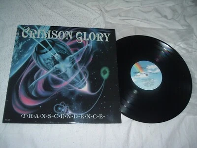 CRIMSON GLORY Transcendence '88 ORIGINAL US BLUE label press LP  NMint - Image 1 of 2