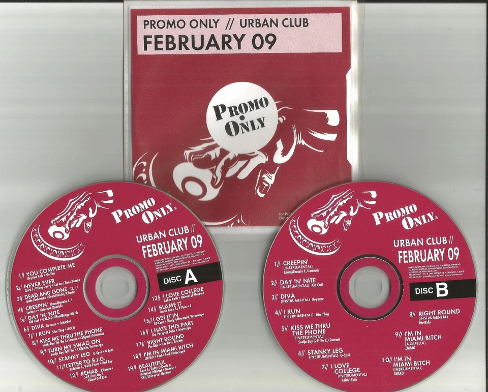 PROMO 2 CD INSTRUMENTAL & REMIXES CHAMILLIONAIRE Kid CUdi BEYONCE Lmfao FLO RIDA Foto 1 de 1