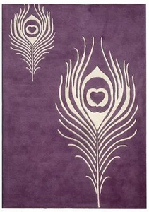 Purple / Ivory Safavieh Soho Wool Area Rug SOH704A - Picture 1 of 18