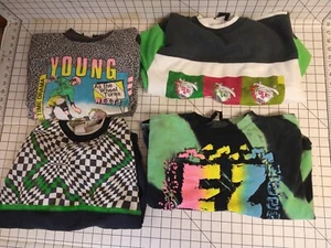 Lot Of FOUR Rare Vintage Kids Sweatshirts 80's - Picture 1 of 17