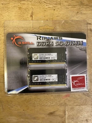 G.SKILL Ripjaws Series 16GB (2 x 8GB) 260-Pin DDR4 SO-DIMM DDR4 2400 (PC4 19200) - Image 1 of 2