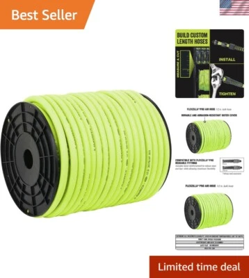 1/2" x 250 ft All-Weather ZillaGreen Hybrid Air Hose - Durable & Lightweight - Image 1 of 4
