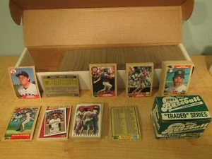 1987 Topps Baseball Near Complete Set 788/792 + Complete 132 Traded Set - Picture 1 of 12