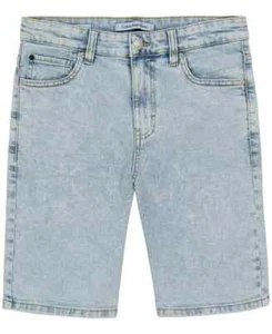 Calvin Klein Big Boys Loose Fit stretch Denim Shorts Light Jeans Size 16 NWT - Picture 1 of 3