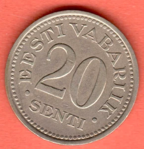 Estonia 20 Senti 1935 Baltic Coin 7124 - Picture 1 of 2