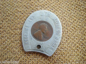LUCKY PENNY ~ DRINK DUQUESNE PILSNER BEER ~ PITSBURG PA - Picture 1 of 2