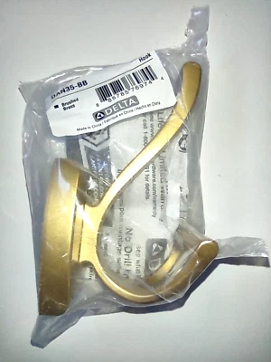 Delta Dasant DAN35-BB Bata Toalla Abrigo Doble Gancho Latón Cepillado Sellado Liberty Foto 1 de 4
