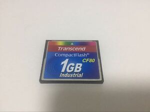 Transcend Industrial 1GB  CF80 CompactFlash Card CF Memory CARD