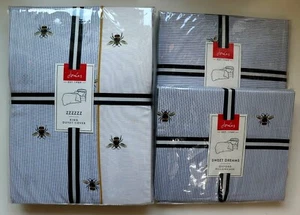 JOULES BOTANICAL BEE BEDDING SET DUVET COVER 2 OXFORD PILLOWCASES - ALL SIZES - Picture 1 of 12