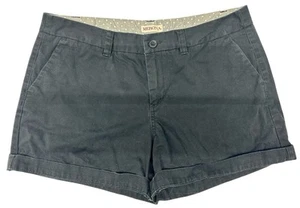 Pantalones Cortos Chinos Merona Frente Plano Para Mujer Talla 12 Bolsillos Cremallera Botón - Imagen 1 de 12