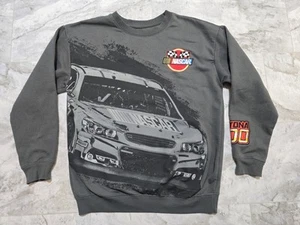 Nascar Daytona 500 Crewneck Sweatshirt Herren Gr. S grau Stickerei  - Bild 1 von 12