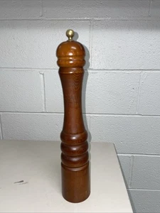 Bisetti Roma Schokolade Buchenholz Pfeffermühle, 13 Zoll Made in Italy - Bild 1 von 3