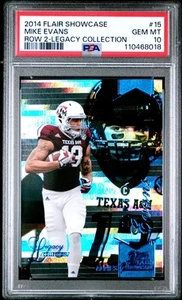2014 Flair Legacy Collection Mike Evans Rookie RC /150 PSA 10 Tampa Bay - Picture 1 of 3