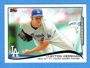 2014 Topps #604 Clayton Kershaw AW Los Angeles Dodgers - Picture 1 of 1