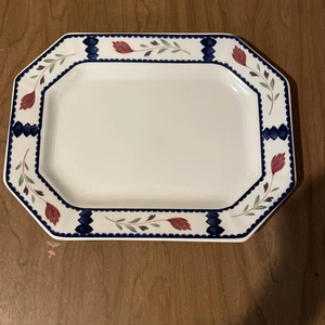 Adams Lancaster Platte 12" x 9" Ironstone England Oval Servieren - Bild 1 von 5