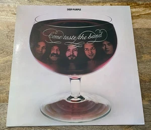 DEEP PURPLE - Come Taste The Band - UK Purple Records 1975 1st pressing NM/EX+ - Picture 1 of 13