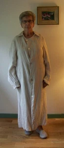 French Linen Motoring Duster Coat 1905-1915, Steampunk, Early Auto Motoring - Picture 1 of 4