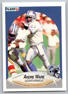 1990 Fleer Update Andre Ware Detroit Lions #U-92 - Picture 1 of 2