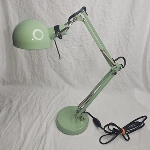 IKEA FORSA Vintage Stil grün Architekten Schreibtisch Arbeitslampe verstellbarer Arm - Bild 1 von 18