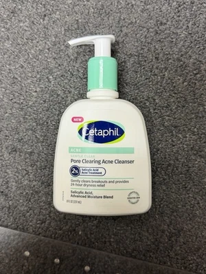 Limpiador de acné Cetaphil GENTLE CLEAR 2 % ÁCIDO SALICÍLICO 8 oz 6/26 B3 Foto 1 de 2