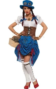 STEAMPUNK DOROTHY WIZARD OZ ADULTO MUJER LICENCIA DISFRAZ HALLOWEEN - Imagen 1 de 2