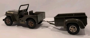 Tonka Jeep With Trailer - GR 2-2431 - Vintage Tonka Jeep - Picture 1 of 11