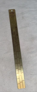 Du Pont Auto Metal Measuring Mixing Stirring Stick Cronar Silver Vtg 9500S 9504S - Picture 1 of 9