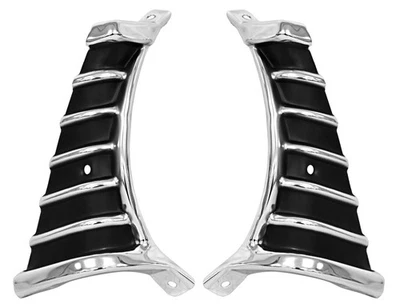 PAR DE EXTENSÃO EXTERNA GRADE CHEVELLE 1966 Chevrolet - Imagem 1 de 3