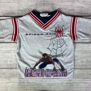 Vintage 2003 Spider-Man The Human Spider T-shirt size Boys 5 - Picture 1 of 7