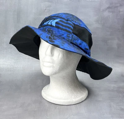 Sombrero Boonie Pesca KastKing UPF 50 Azul Campamento Talla Única Ajustable, Ventilado 0133 Foto 1 de 4