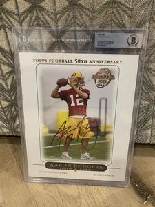 2005 Topps - Aaron Rodgers JUMBO (RC) AUTO - Picture 1 of 2