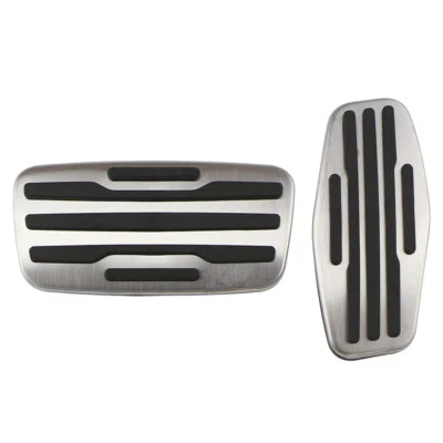 1X Gas Pedal Cover & Brake Pedal Cover For Chevrolet Silverado 2500 Hd 2020-2024 Foto 1 de 4