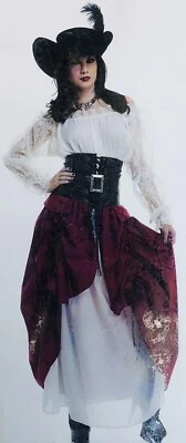 Capitano пират Карибского моря Венч леди капитан карнавальный костюм для Хэллоуина костюм для взрослых - Изображение 1 из 2