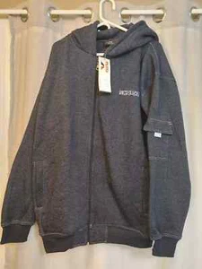Vintage ARCTIC Shortee Collection Mens XL Full Zip Hoodie Hip Hop Y2K NWT - Picture 1 of 10