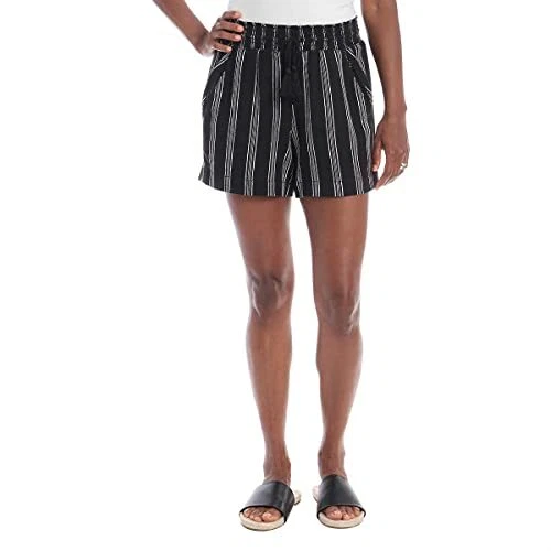 Pantalones Cortos Briggs Mezcla de Lino Cintura Elástica Para Mujer Talla XXL Bolsillos Foto 1 de 1