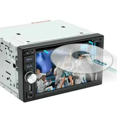 Autoradio con cd Dvd 7 Pollici 2 Din Bluetooth Touch Screen - Immagine 1 di 4