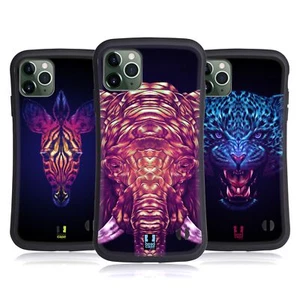 FUNDA HÍBRIDA HEAD CASE DESIGNS CON DIBUJO DE ANIMALES ULTRAVIOLETA PARA TELÉFONOS iTELÉFONOS DE APPLE - Imagen 1 de 10